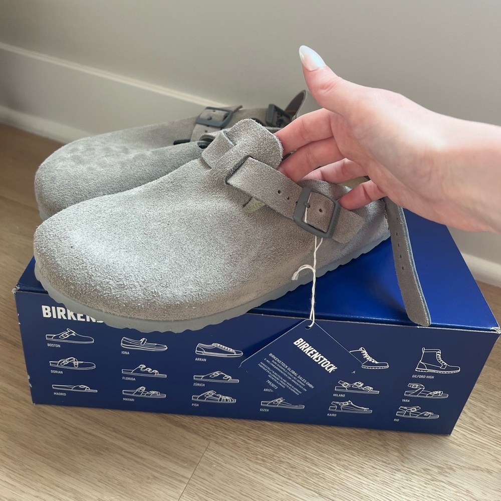 BIRKENSTOCK Boston suede leather EU 41